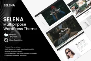 Selena. - Portfolio WordPress Theme