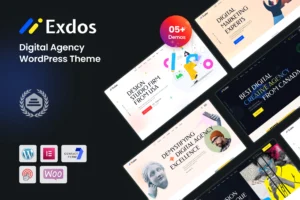Exdos - Digital Agency WordPress Theme