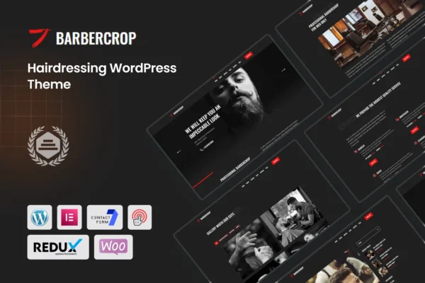 Barbercrop – Hairdressing WordPress Theme