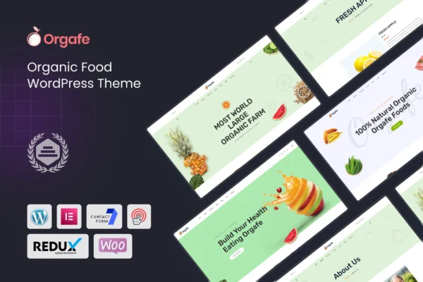 Orgafe - Organic Food WordPress Theme