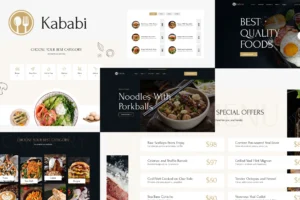 Restaurant WordPress Theme - Kababi