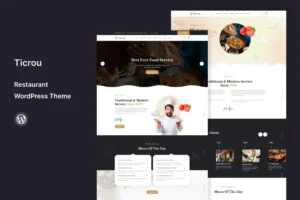 Ticrou - Restaurant WordPress Theme