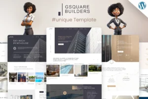 Gsquare - Real Estate Wordpress Theme.