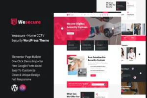 Wesecure – Home Security WordPress Theme