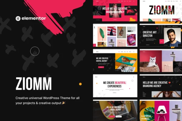 Ziomm - Creative Agency & Portfolio Theme