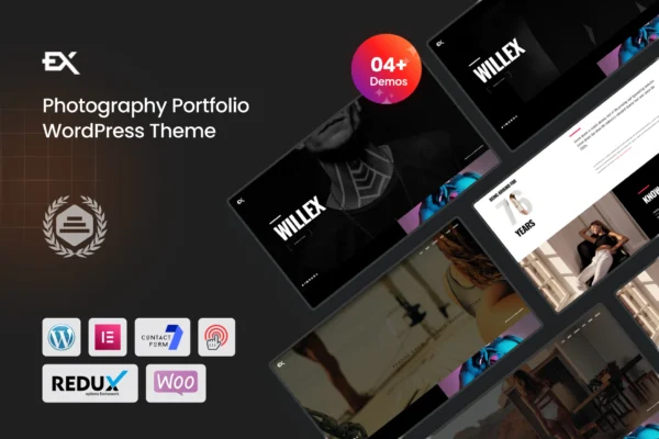 Willex - Photography Portfolio WordPress Theme