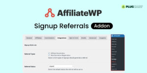 AffiliateWP Signup Referrals Addon