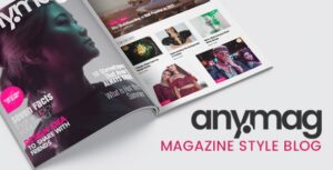 Anymag Theme – Magazine Style WordPress Blog
