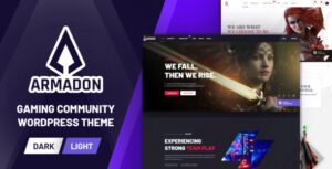 Armadon Theme – Gaming Community WordPress Theme