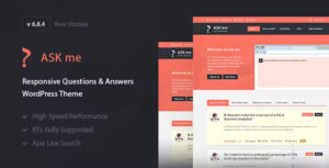 Ask Me Theme – Responsive Questions & Answers WordPress