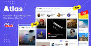Atlas Theme – Creative Blog & News WordPress Theme
