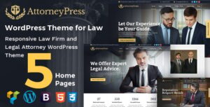 Attorney Press Theme – Lawyer WordPress Theme