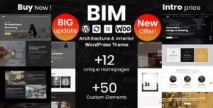 BIM Theme – Architecture & Interior Design Elementor WordPress Theme