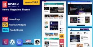 Binduz Theme – Blog Magazine Newspaper Theme