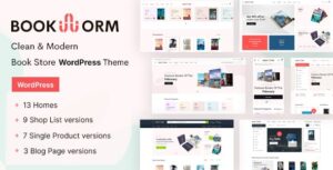 Bookworm Theme – Bookstore & Bookshop WooCommerce Theme