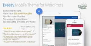 Breezy Theme Mobile Theme for WordPress