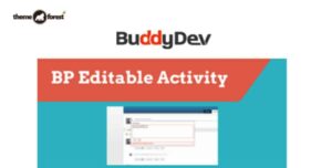 BuddyPress Editable Activity