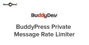 BuddyPress Private Message Rate Limiter