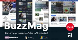 BuzzMag Theme – Viral News WordPress Magazine/Blog Theme