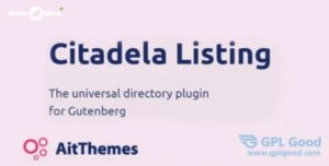 Citadela Listing – The universal directory plugin for Gutenberg