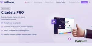 Citadela Pro – Extends Citadela theme with layout customization options