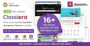 Classiera Theme – Classified Ads WordPress Theme