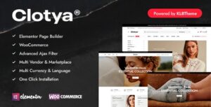 Clotya Theme – Fashion Store eCommerce Theme