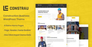 Constrau Theme – Construction Business WordPress Theme