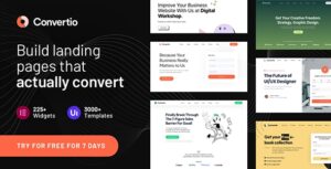 Convertio Theme – Conversion Optimized Landing Page Theme