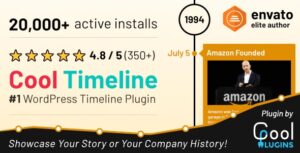 Cool Timeline Pro – Horizontal & Vertical Timeline Plugin For WordPress