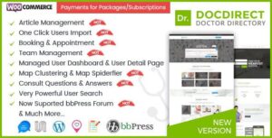 DocDirect Theme – WordPress Theme for Doctors and Healthcare Directory