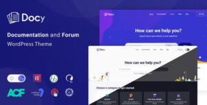 Docy Theme – Documentation and Knowledge base WordPress Theme with Helpdesk Forum