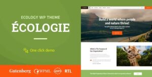 Ecologie Theme – Environmental NGO & Ecology WordPress Theme