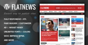 FlatNews Theme – Responsive Magazine WordPress Theme