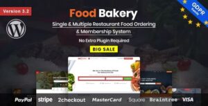 FoodBakery Theme | Delivery Restaurant Directory WordPress Theme