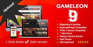 Gameleon Theme – WordPress Gaming & Magazine Theme