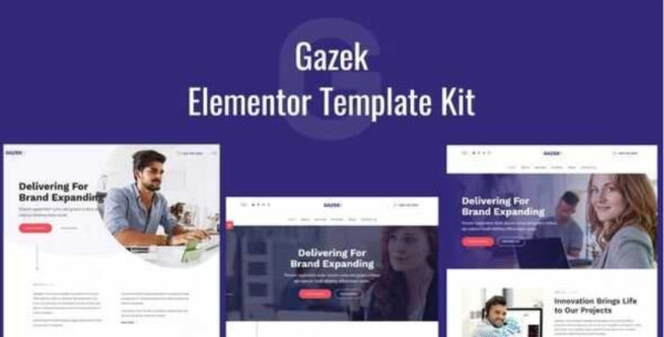 Gazek – Agency Portfolio Elementor Template Kit