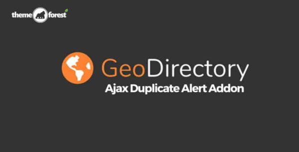 GeoDirectory Ajax Duplicate Alert Addon
