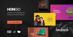 Hongo Theme – Modern & Multipurpose WooCommerce WordPress Theme