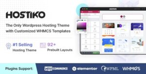 Hostiko Theme – Hosting WordPress & WHMCS