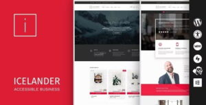 Icelander Theme – Accessible Business Portfolio & WooCommerce WordPress Theme