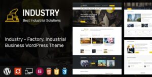 Industry Theme – WordPress Theme for Factory and Industrial Business