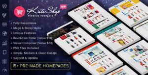 KuteShop Theme – Fashion, Electronics & Marketplace Elementor WooCommerce Theme (RTL Supported)