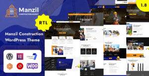 Manzil Theme | Construction and Building WordPress Theme