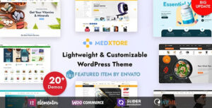 MedXtore Theme – Responsive Multipurpose Elementor WooCommerce WordPress Theme