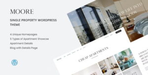Moore Theme – Single Property WordPress Theme