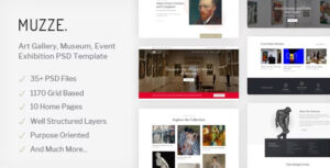 Muzze Theme- Museum Art Gallery Exhibition WordPress Theme