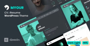 Myour Theme – CV WordPress Theme