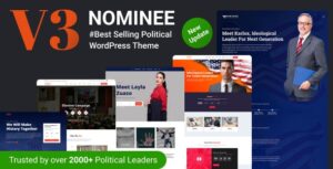 Nominee Theme – Political WordPress Theme for Candidate/Political Leader