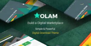 Olam Theme – Easy Digital Downloads Marketplace WordPress Theme